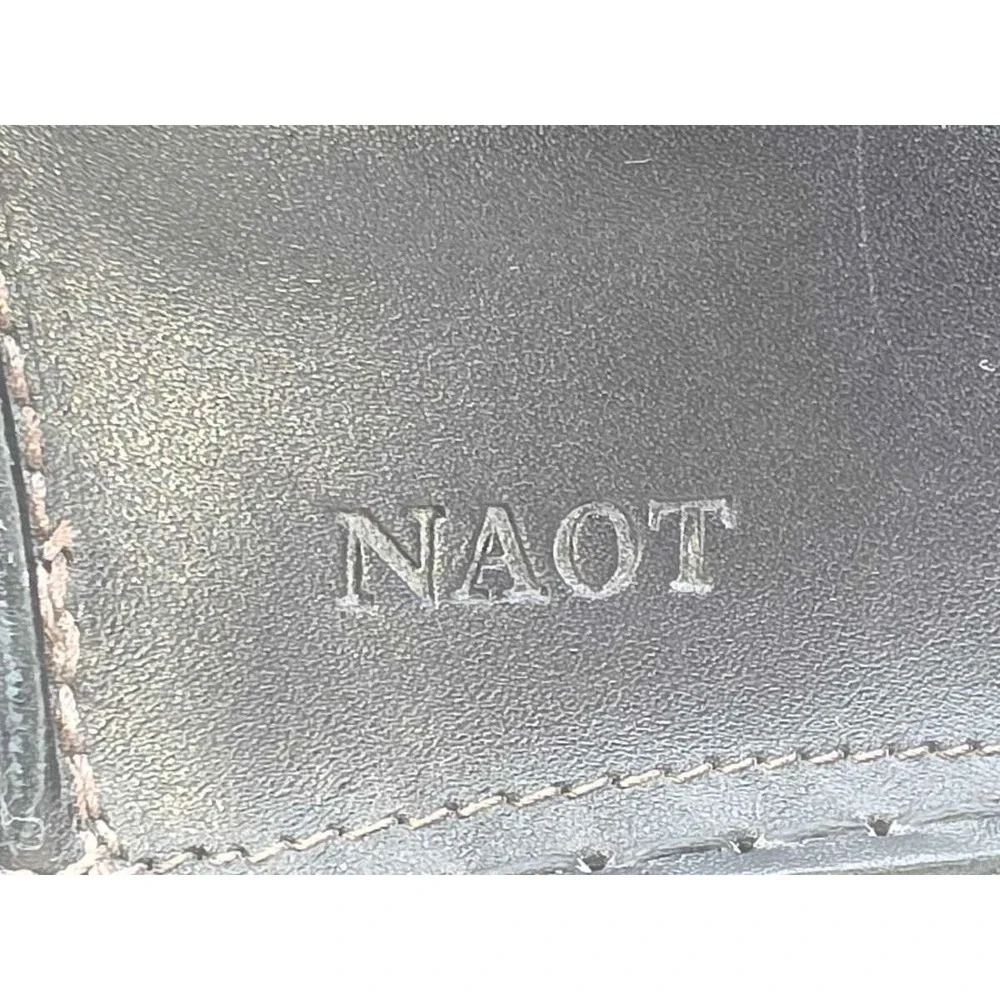 Naot Mens Chief Black Leather Hand Sewn Oxford Dress Shoes Size 43 US 10
